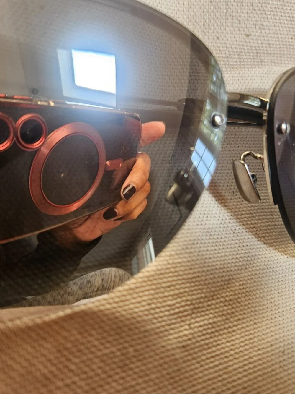 Saint Laurent Mirrord sliver Sunglasses